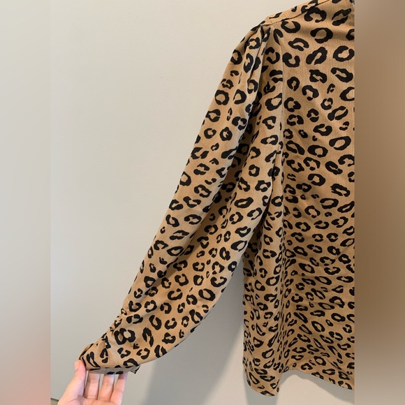 Ann Taylor Cheetah Print Blouse - Picture 2 of 5